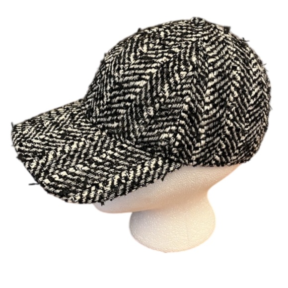 RAG BONE NWOT MARILYN BASEBALL CAP Black Multi OS